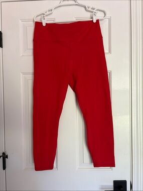 Fabletics Size Large Red Leggings